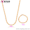 63213-Xuping Necklace &amp; Bracelet Lovely Heart Shape String Jewelry Set para la boda